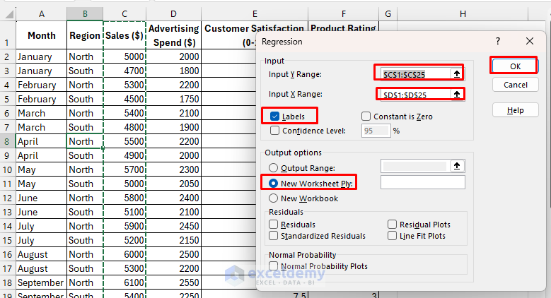 Advanced Data Analysis with Statistical Functions and Tools in Excel