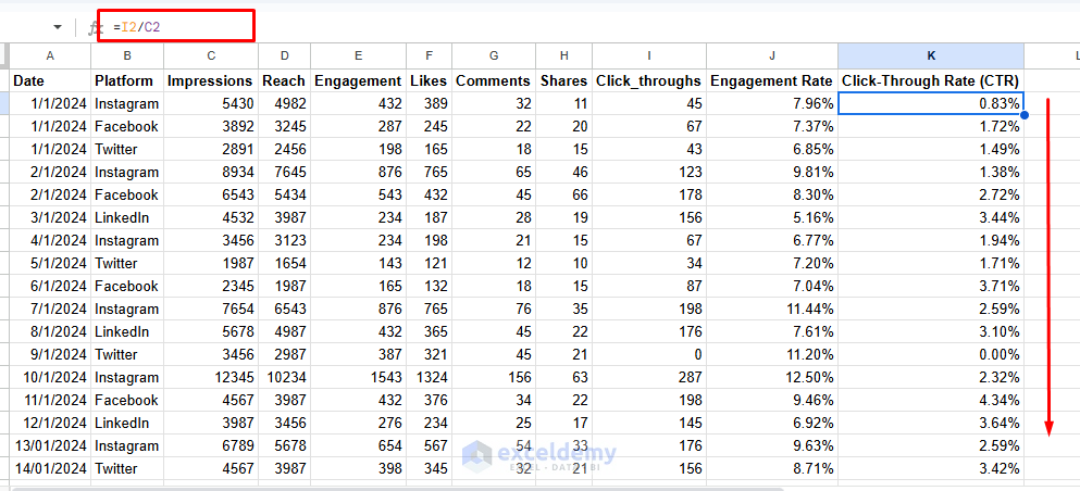 Building a Social Media Analytics Dashboard in Google Sheets